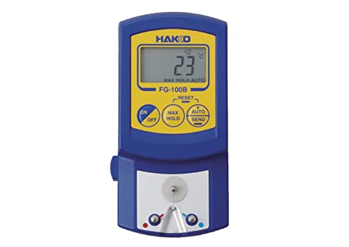 Hakko FG-100B-03 Tip Thermometer with AUTO HOLD Feature, C and F Digital Display*