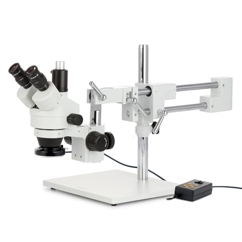 AmScope SM-4TZ-144A Professional Trinocular Stereo Zoom Microscope, WH10x Eyepieces,...*