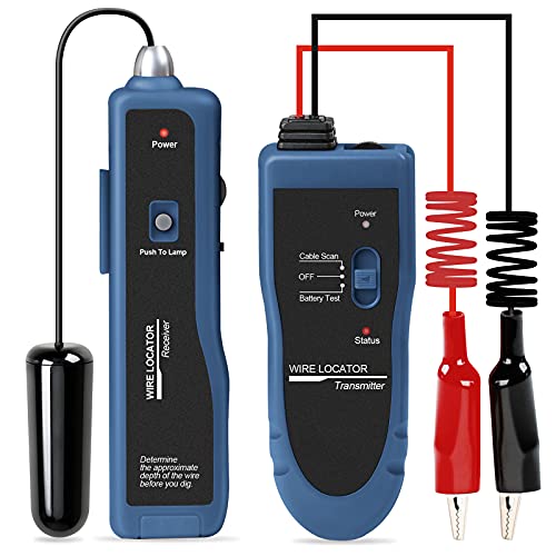 KOLSOL Underground Wire Locator, Cable Tester F02 Pro for Locate Wires, Locate Control...