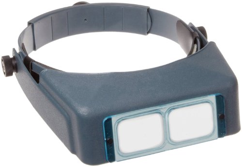 Donegan DA-5 OptiVisor Headband Magnifier, 2.5x Magnification, 8' Focal Length