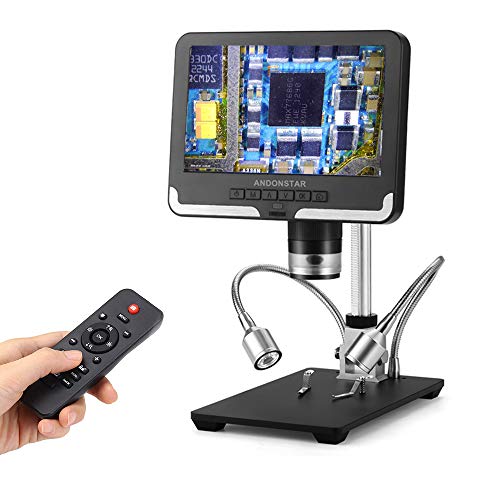 Andonstar AD206 LCD Digital Microscope for Soldering with 7 inch Screen Electronics...*