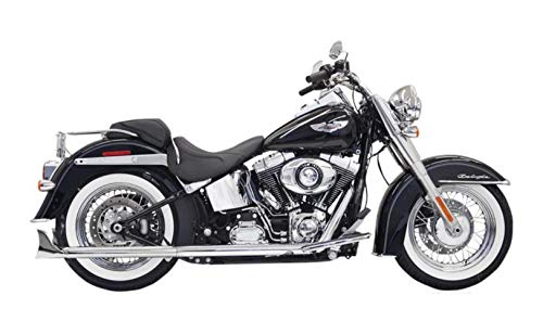 Bassani Manufacturing 1S66E-36 True Duals with 36in. Fishtail Muffler with Baffle , Color:...