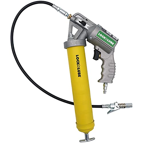 LockNLube 2-in-1 Pneumatic Grease Gun with Single Shot & Continuous Modes*