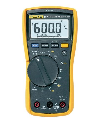 Fluke 117 Digital Multimeter, Non-Contact AC Voltage Detection, Measures...*