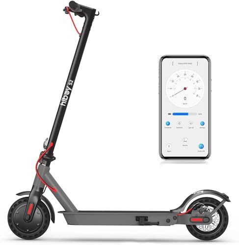 Hiboy S2 Electric Scooter - 8.5' Solid Tires - Up to 17 Miles Long-Range & 19 MPH Portable...