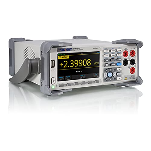 Siglent Technologies SDM3055 5.5 Digit Digital Multimeter, White/Grey
