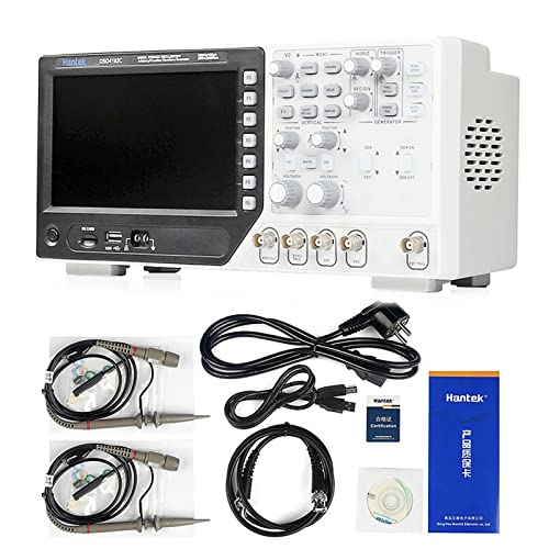 Hantek DSO4102C Digital Multimeter Oscilloscope USB 100MHz 2 Channels LCD Display Waveform...