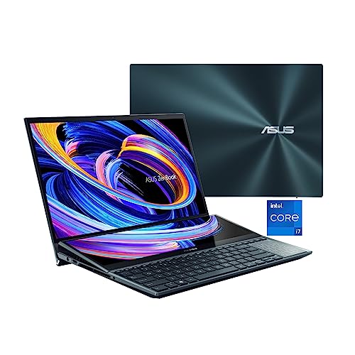 ASUS ZenBook Pro Duo 15 UX582 Laptop, 15.6” OLED 4K Touch Display, i7-12700H, 16GB, 1TB,...*