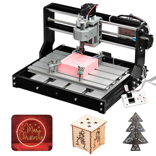 Genmitsu CNC 3018-PRO Router Kit GRBL Control 3 Axis Plastic Acrylic PCB PVC Wood Carving...*