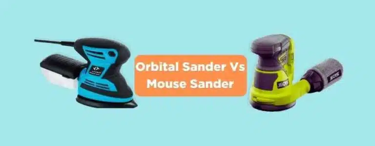 orbital sander vs mouse sander